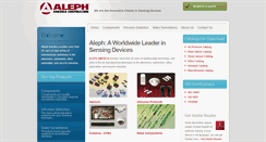 Desktop Screenshot of aleph-usa.com