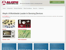 Tablet Screenshot of aleph-usa.com